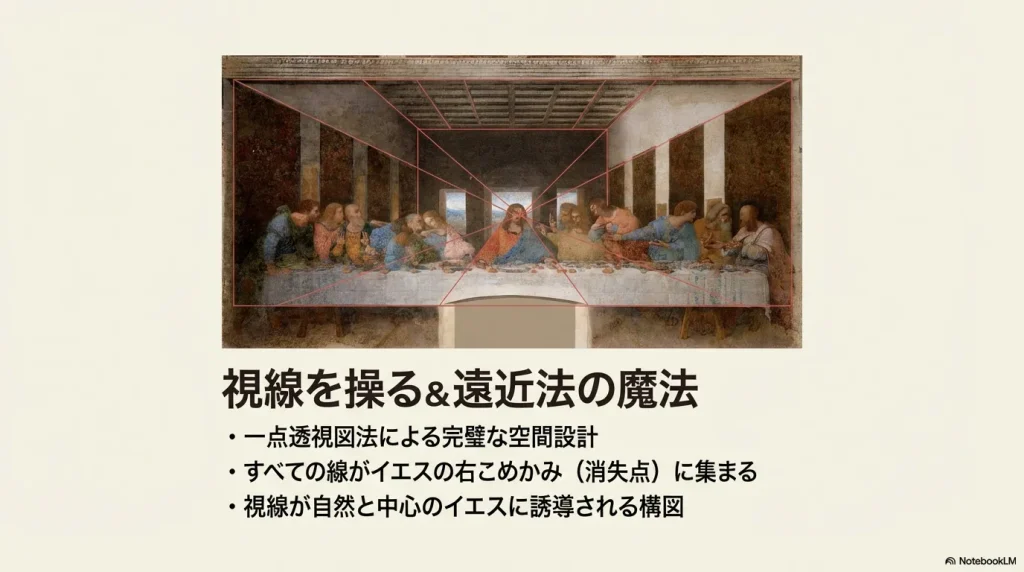 優れた絵画技法、遠近法の消失点とは