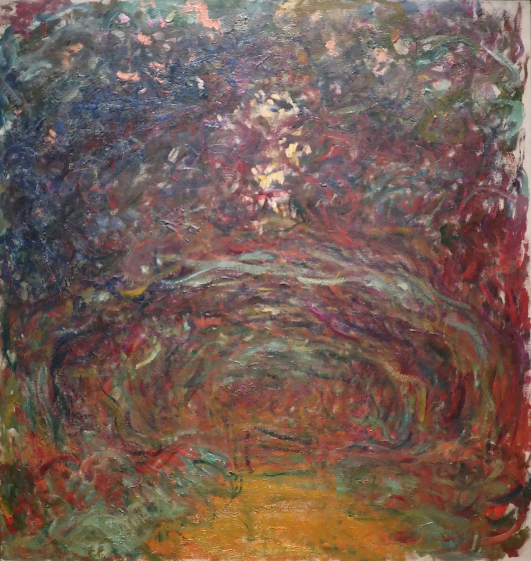 クロード・モネ「薔薇のアーチの下の小道」