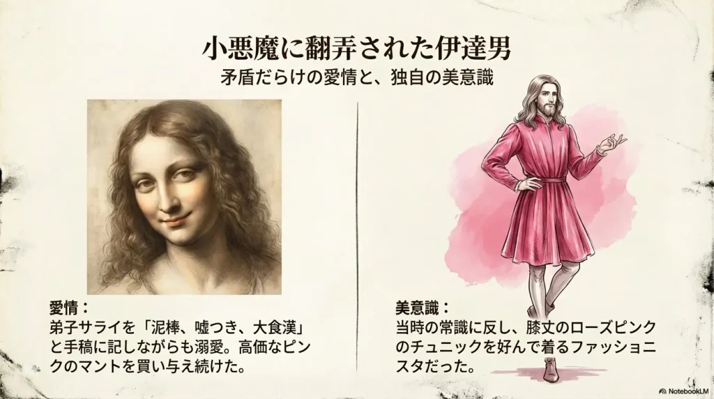 小悪魔サライに翻弄された意外な一面