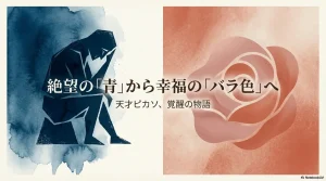 パブロ・ピカソ「バラ色の時代」解説。絶望の青から幸福の色へ変化した天才の物語。