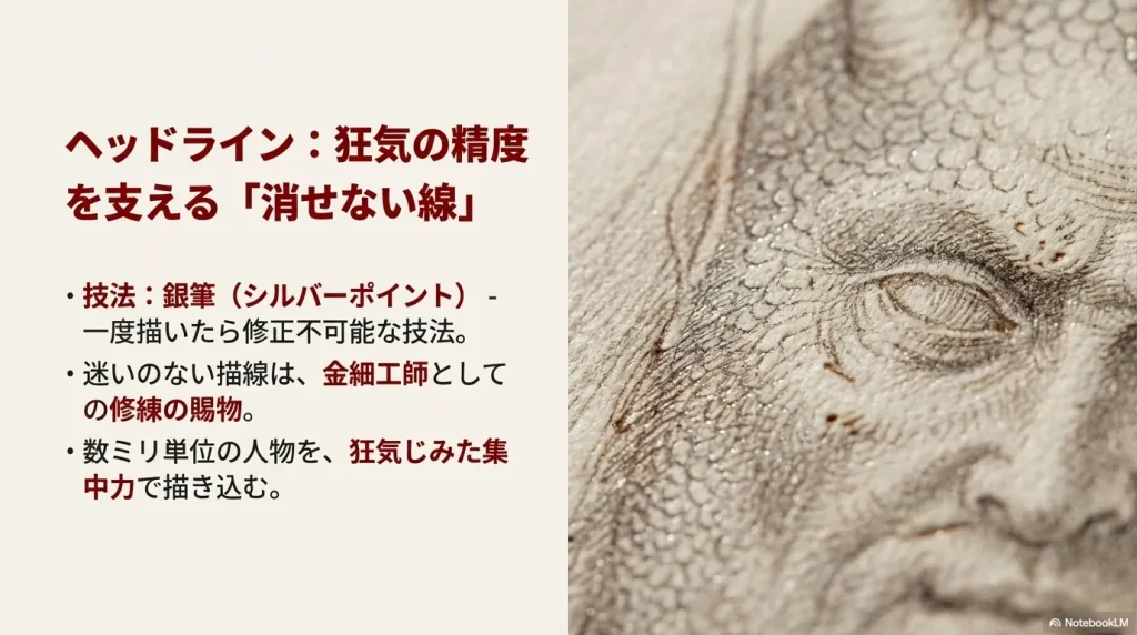 金細工師の修練が生んだボッティチェリの消せない線と精密描写