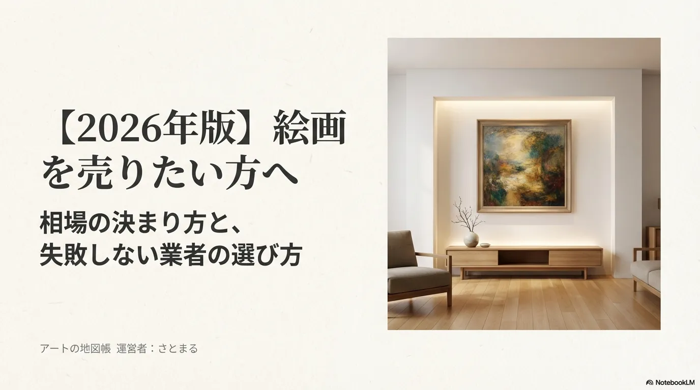2026年版 絵画を売りたい方へ 相場の決まり方と失敗しない業者の選び方