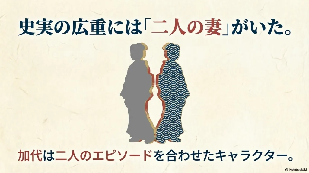 ドラマの加代は実在しない架空の人物