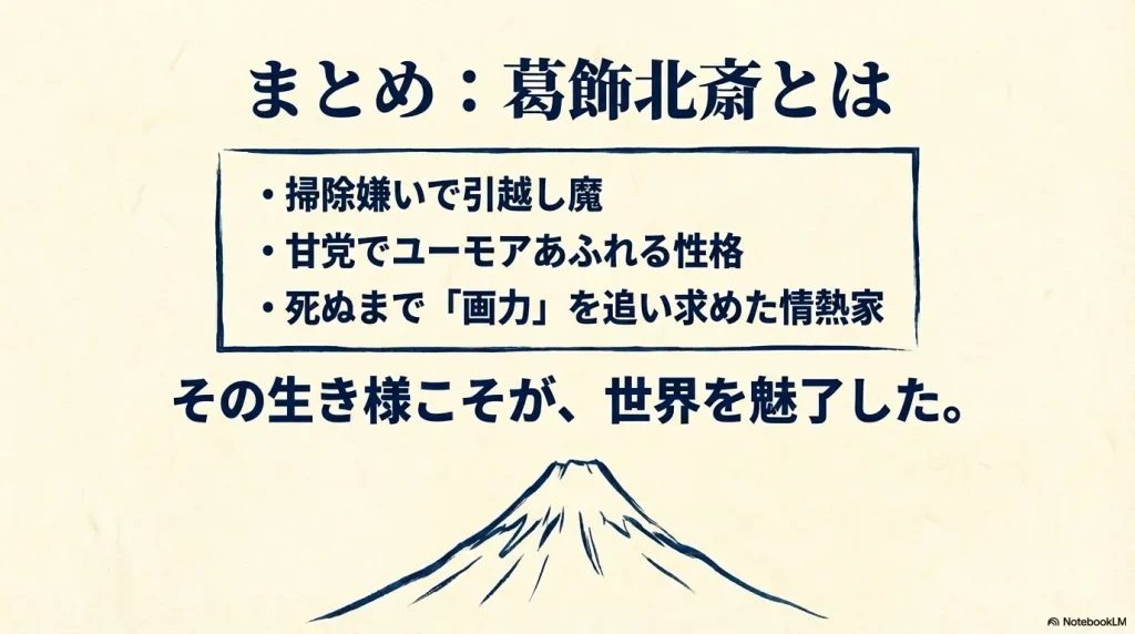 掃除嫌いで甘党、死ぬまで画力を追い求めた葛飾北斎の生涯まとめ